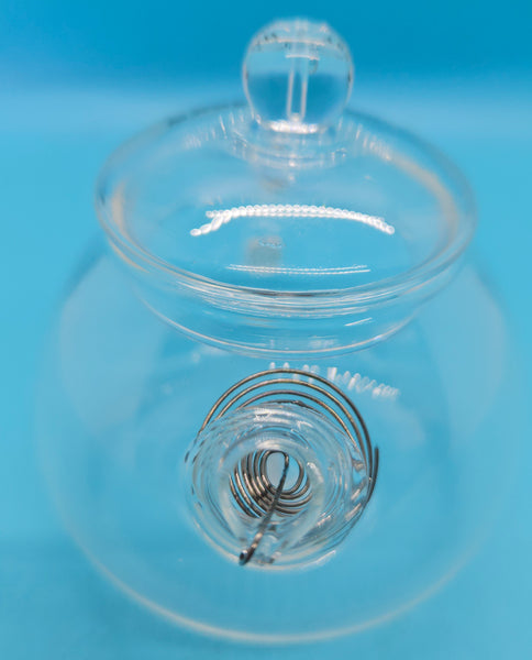 Handmade 8 oz Glass Loose Tea Teapot w/ Infuser