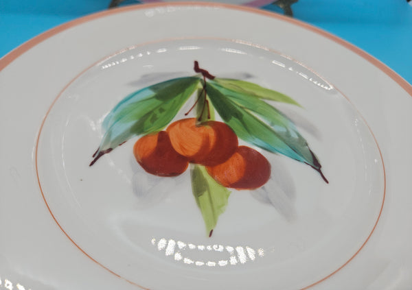 Set of 2 French Country 8 1/2" Royal Worcester Style Plates
