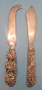 Set of 2 Silver Plated Appetizer Utensils