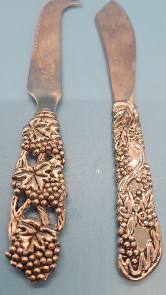 Set of 2 Silver Plated Appetizer Utensils