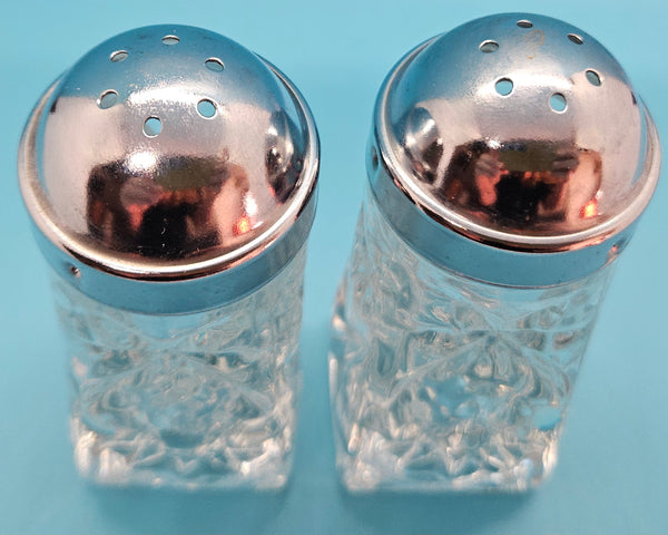 Crystal Salt & Pepper Shakers