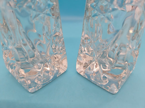 Crystal Salt & Pepper Shakers