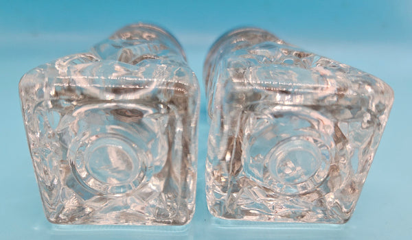 Crystal Salt & Pepper Shakers