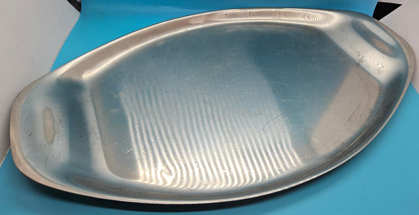 Vintage FRASER'S Stainless Steel Oval Serving Tray