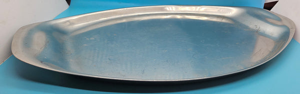 Vintage FRASER'S Stainless Steel Oval Serving Tray