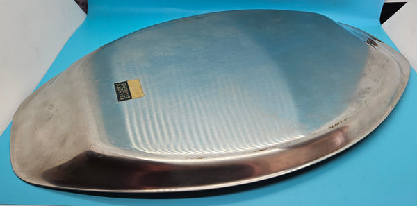 Vintage FRASER'S Stainless Steel Oval Serving Tray