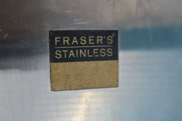 Vintage FRASER'S Stainless Steel Oval Serving Tray