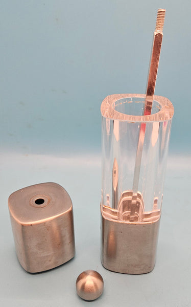 Clear Unbranded Acrylic Cracked Pepper Grinder