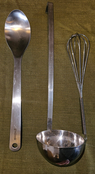 Lot of Vintage Silver Kitchen Utensils - 5 Count