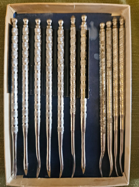 Vintage Nut / Seafood Picks ~ 11 Count