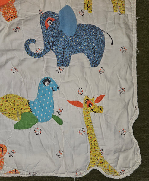 Vintage Animal Baby Blanket