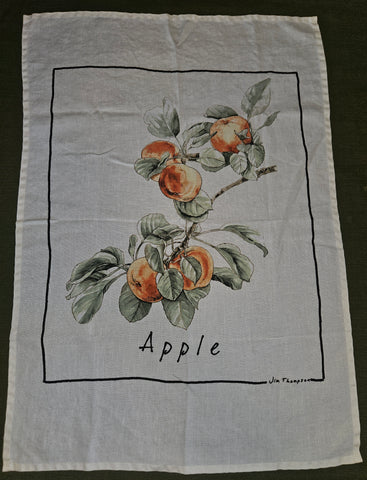 JIM THOMPSON Linen "Apple" Tea Towel