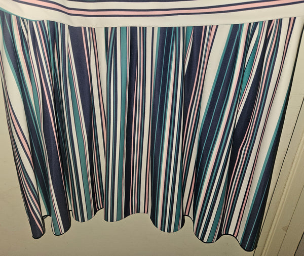 Women's 3X Unbranded Striped Swim Dress