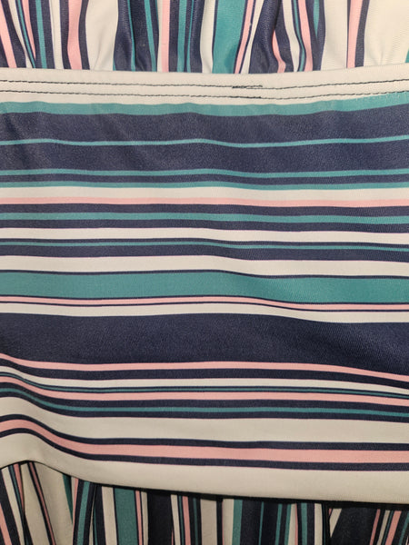 Women's 3X Unbranded Striped Swim Dress