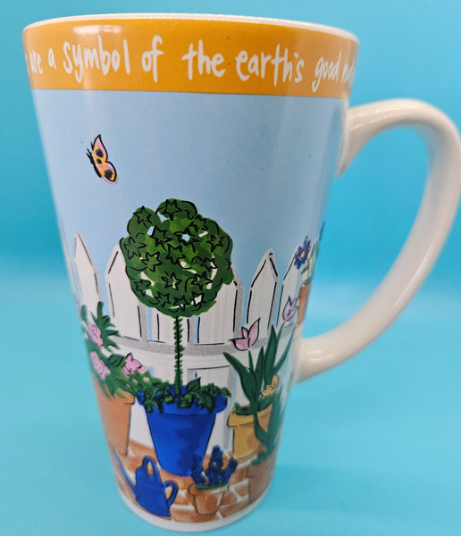 Set of 3 Signature Riviera Van Beers 16 oz Garden Coffee Cup Mugs