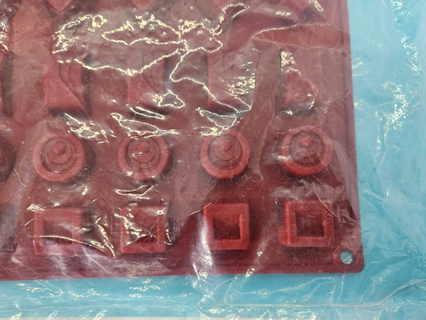 Brand New FRESHWARE Various Shaped Silicone Chocolate Mold
