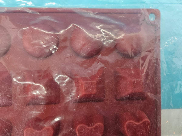 Brand New FRESHWARE Various Shaped Silicone Chocolate Mold