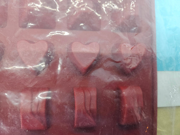 Brand New FRESHWARE Various Shaped Silicone Chocolate Mold