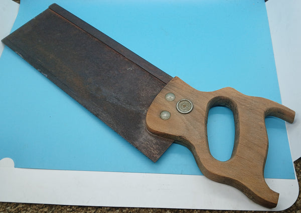 Vintage Henry Disston & Sons Wood Handle 12" Saw