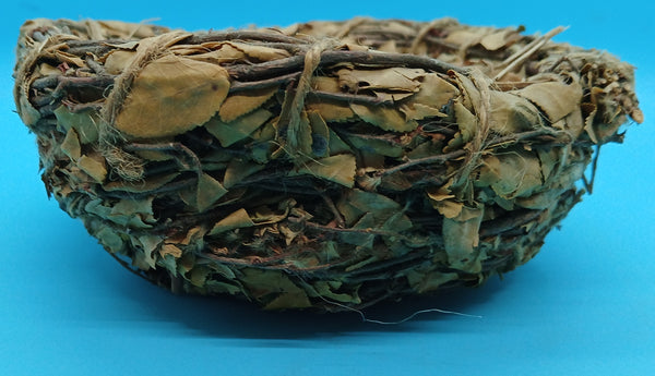 Faux Egg Nest Decoration w/ 3 Speckled Eggs