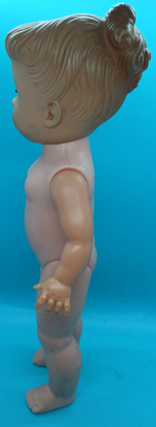 Vintage 1950s Sleepy Eye Doll Open Close Eyes Molded Hair 13 Inch Vintage Doll