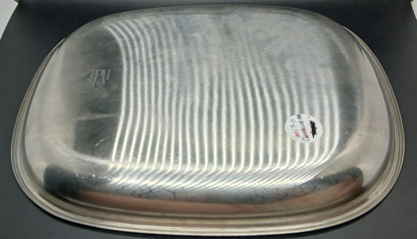 Vintage Cultura Sweden Stainless Steel AB Silver Stal Serving Tray