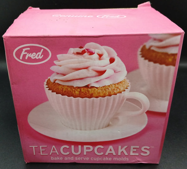 Fred & Friends Teacup Cupcake Molds - 4 Count