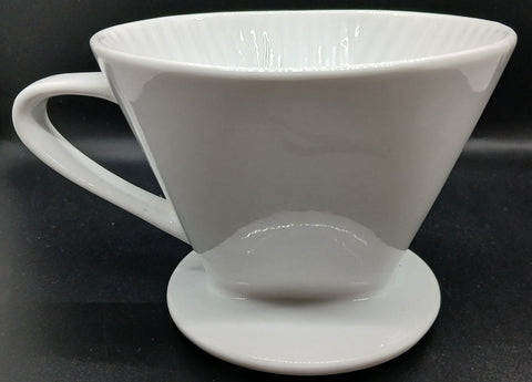 White Ceramic Coffee Brewer