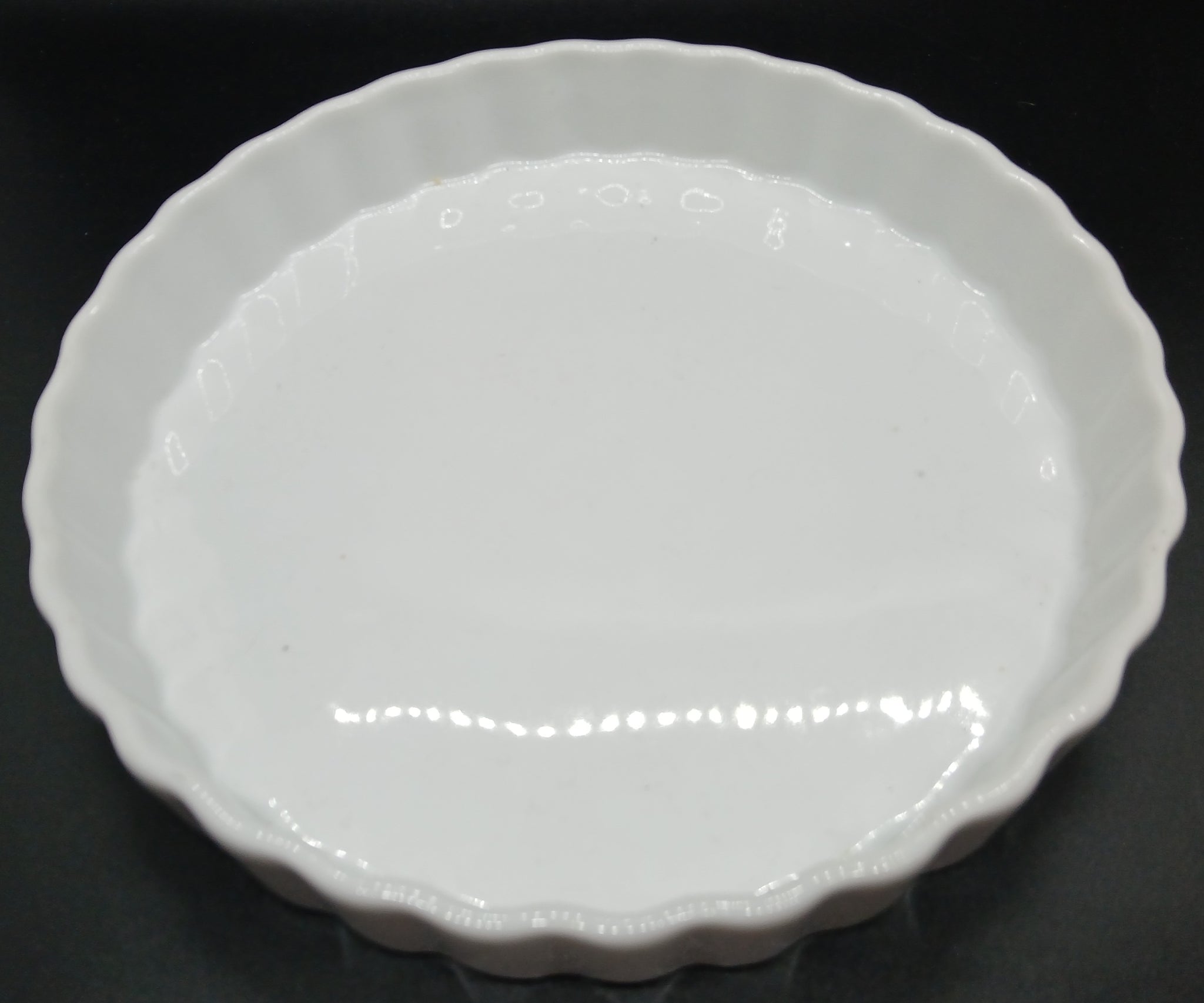 Quiche Pie Tart White Baking Pan