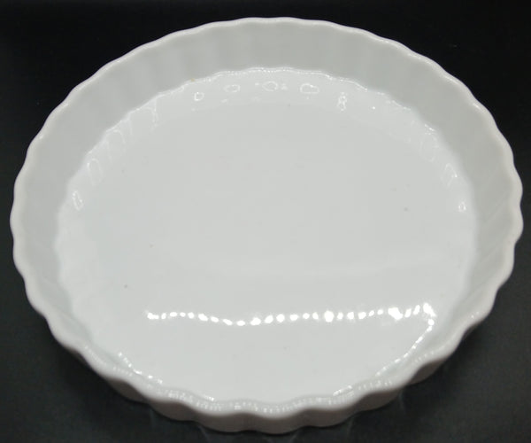 Quiche Pie Tart White Baking Pan