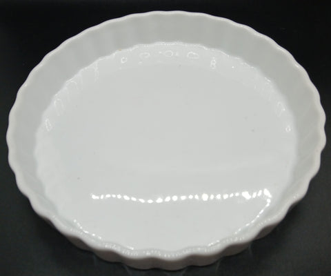 Quiche Pie Tart White Baking Pan