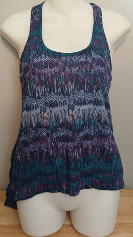 XS MOSSIMO Razer Back Multicolor Tank Top