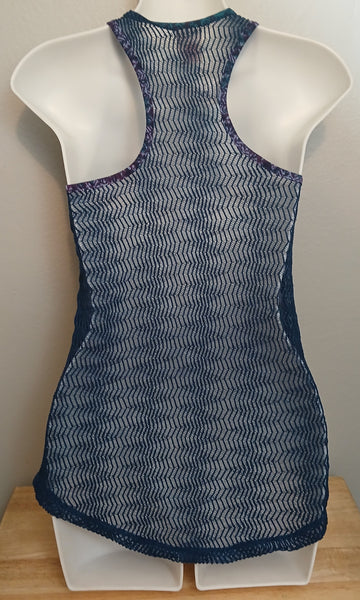 XS MOSSIMO Razer Back Multicolor Tank Top