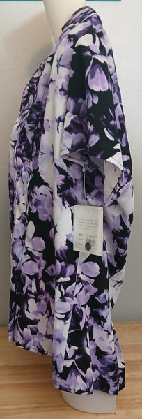 Petite XL Brand New CROFT & BARROW Button Down Multicolor Floral Blouse