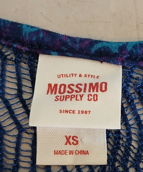 XS MOSSIMO Razer Back Multicolor Tank Top