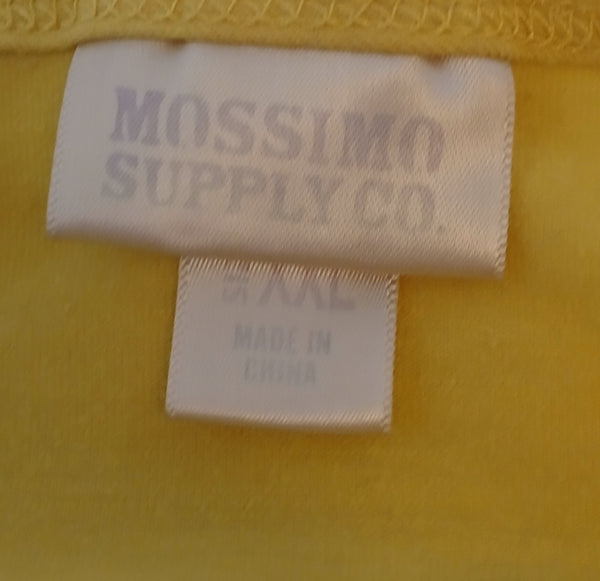 XXL MOSSIMO Long Yellow Spaghetti Strap Sun Dress