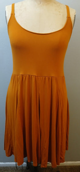 XL AVA & VIV Orange Sundress