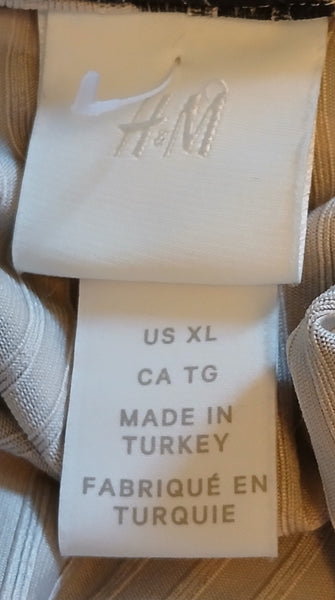 XL H&M Zebra Print Bodysuit