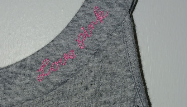 XS UNIV OF PINK Gray Sundress