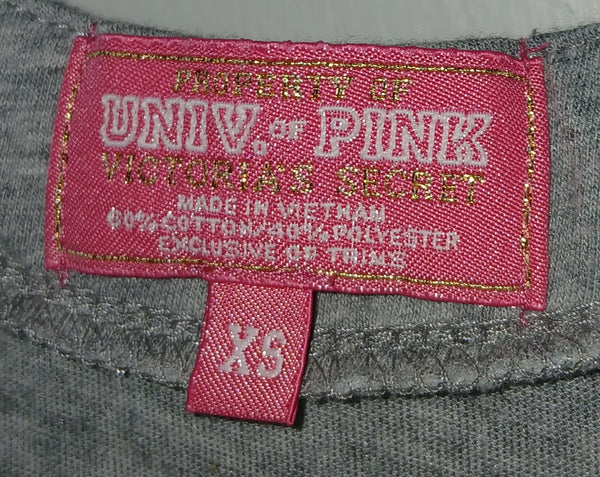 XS UNIV OF PINK Gray Sundress