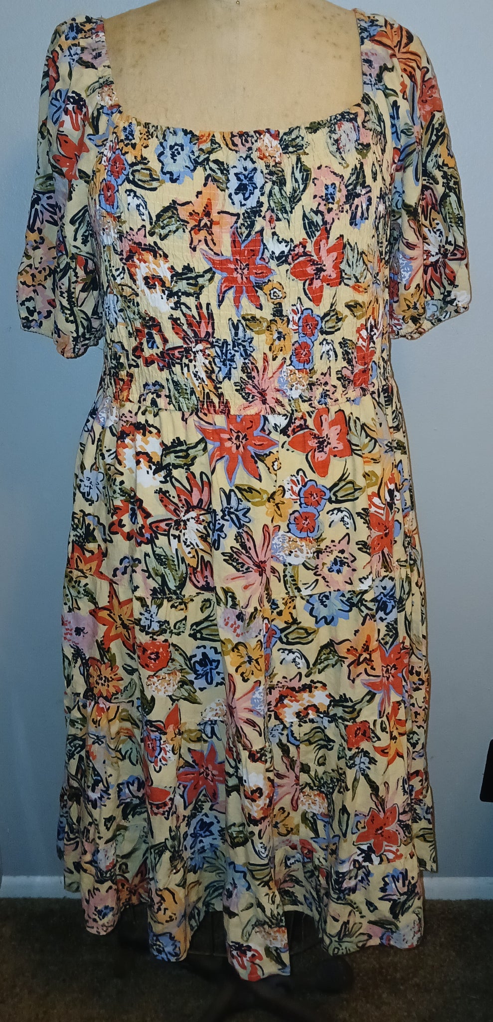 XXL SONOMA Multicolor Floral Dress