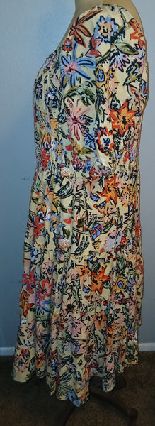 XXL SONOMA Multicolor Floral Dress