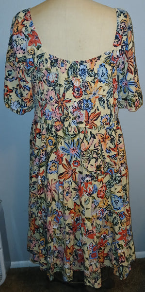 XXL SONOMA Multicolor Floral Dress