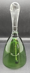 Vintage Green Glass Bell