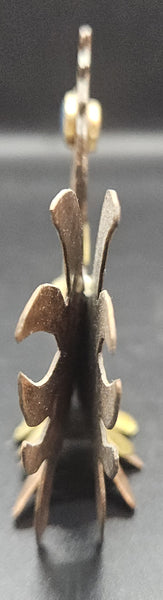 Cezar Vasquez 3" Vintage MCM Metal Chile Copper Rooster