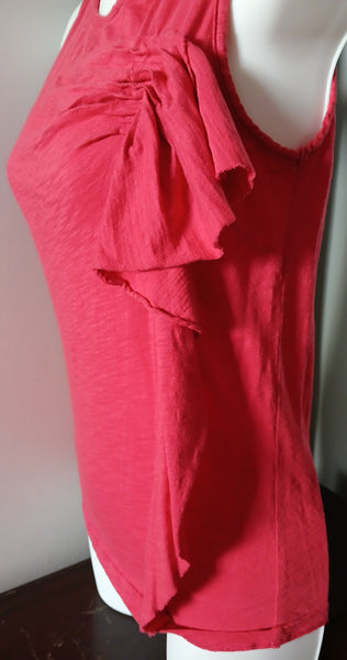 XSP LOFT Orange Sleeveless Blouse