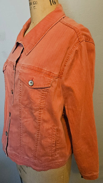 MERONA 24/26W Orange Jean Jacket