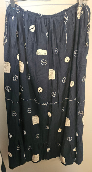 Unbranded 2-Pc 3X Black & White Skirt Set