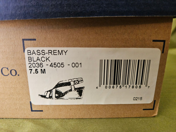 Brand New Size 7 1/2 G.H. BASS & CO Black Remy Sandals