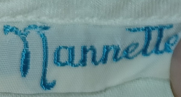 Vintage Nannette Light Blue Baby Dress & Matching Diaper Cover